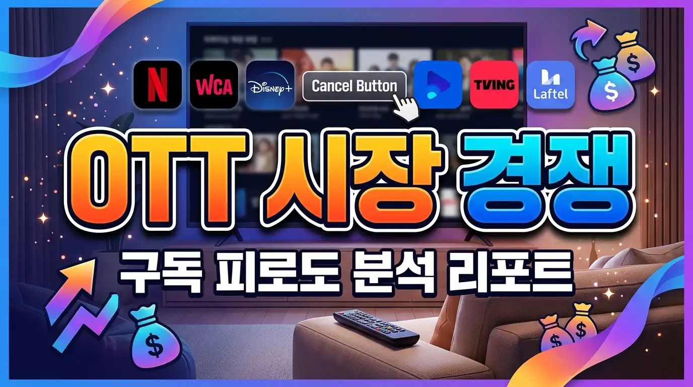 OTT 시장 경쟁 - 구독 피로도 분석 리포트