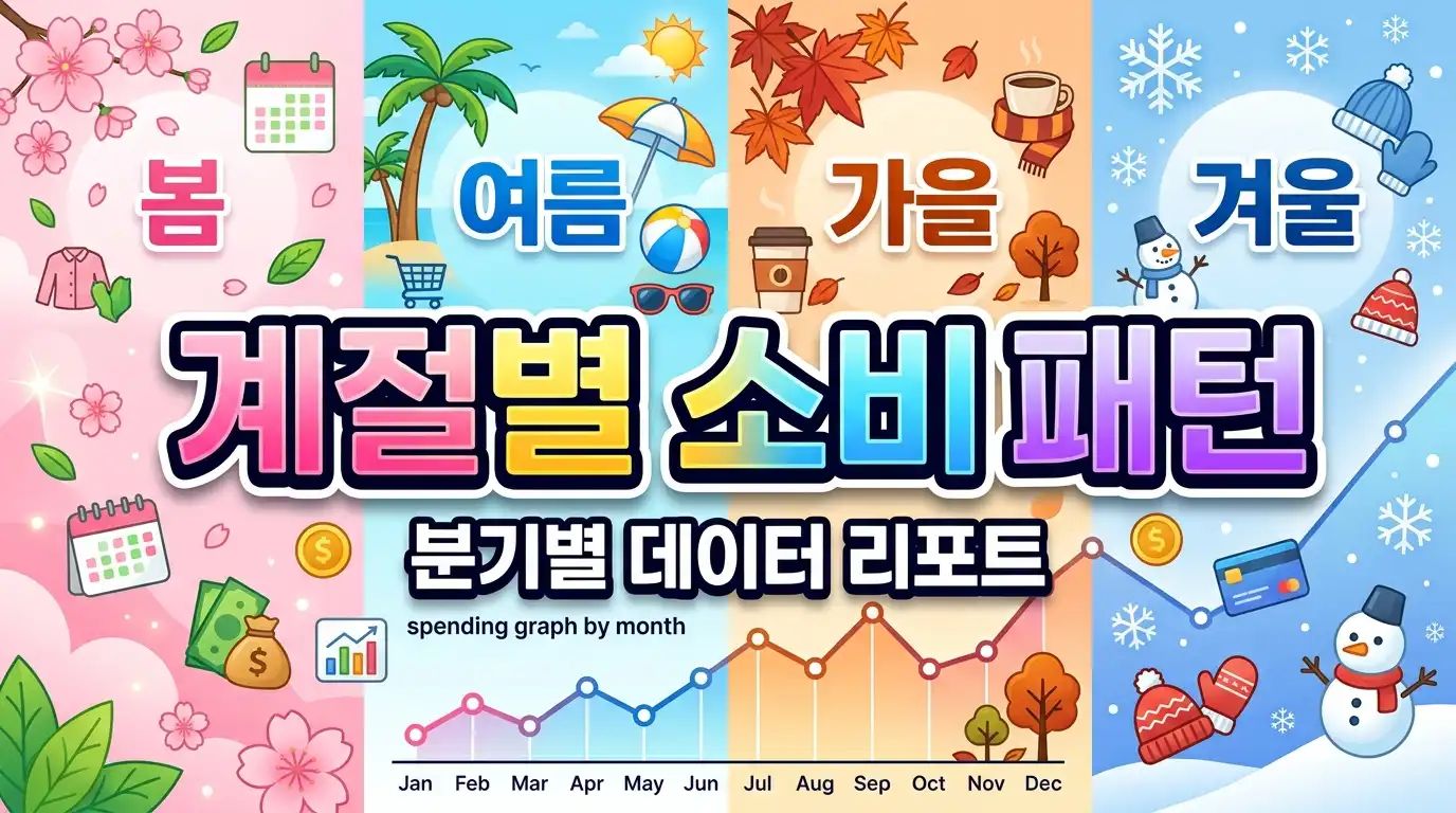 계절별 소비 패턴 - 분기별 데이터 리포트
