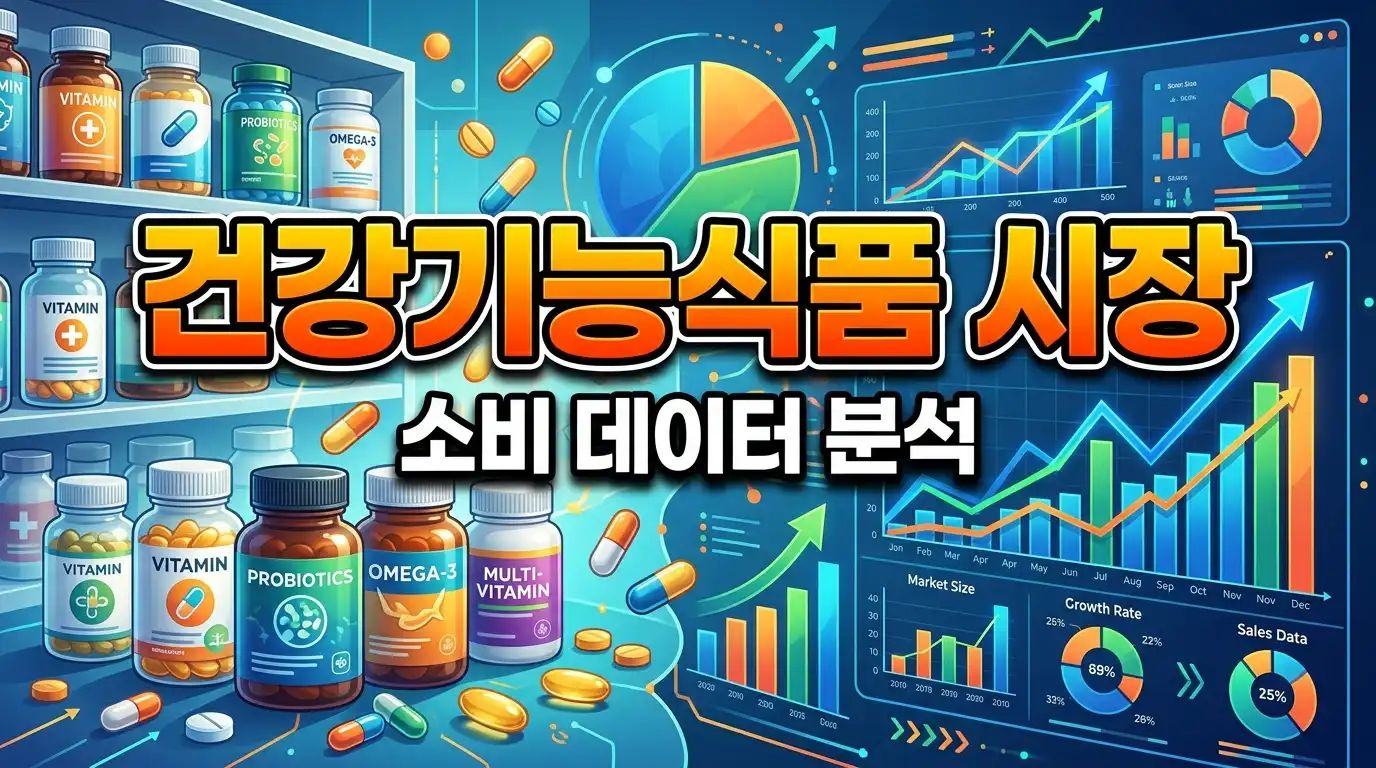 건강기능식품 시장 - 소비 데이터 분석