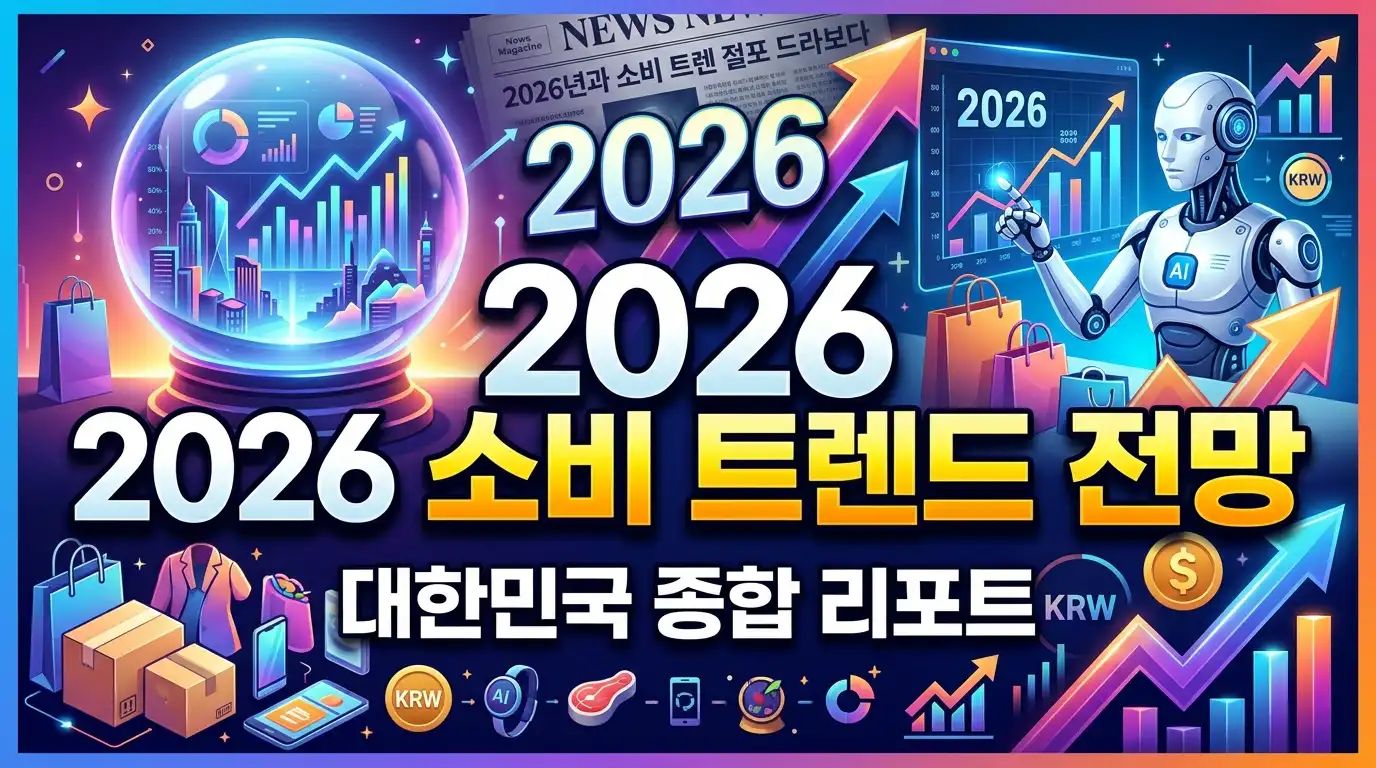 2026 소비 트렌드 전망 - 대한민국 종합 리포트