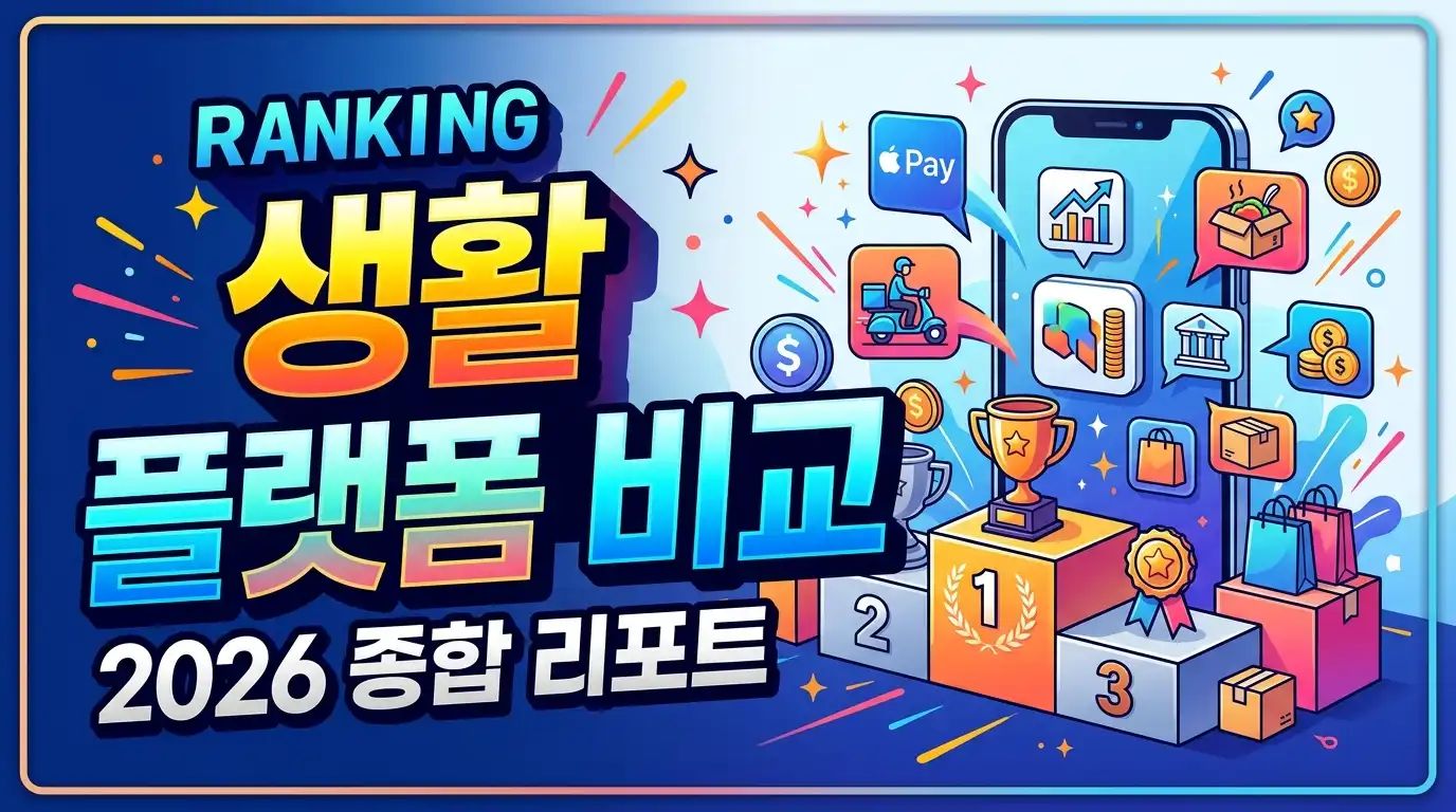 생활 플랫폼 비교 - 2026 종합 리포트