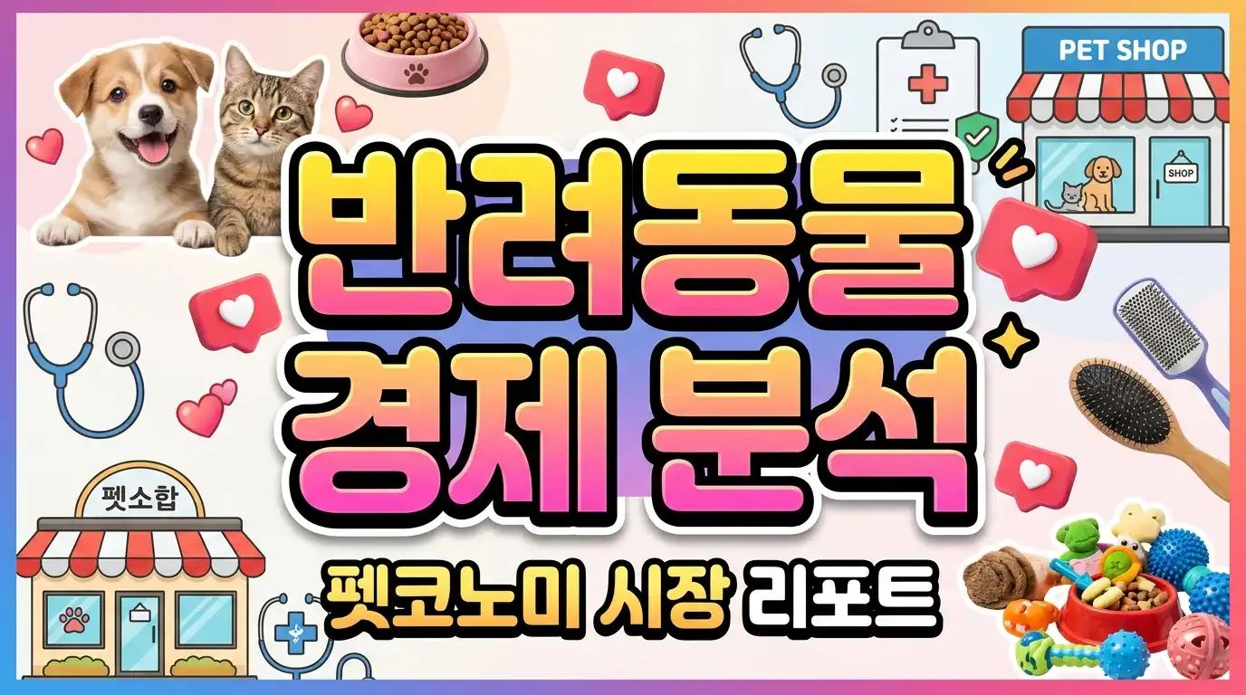 반려동물 경제 분석 - 펫코노미 시장 리포트