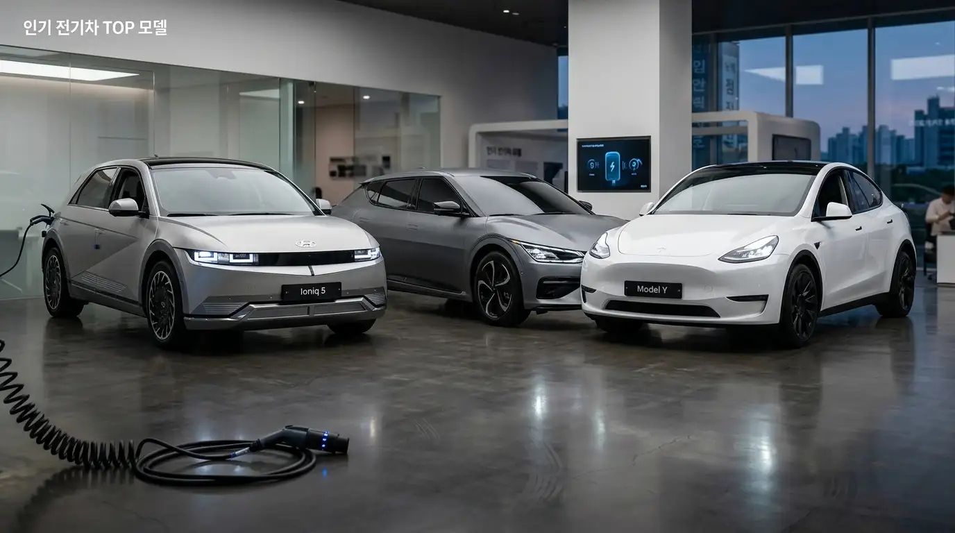 한국 인기 전기차 아이오닉 5와 EV6, 테슬라 모델 Y 등 2025년 베스트셀러